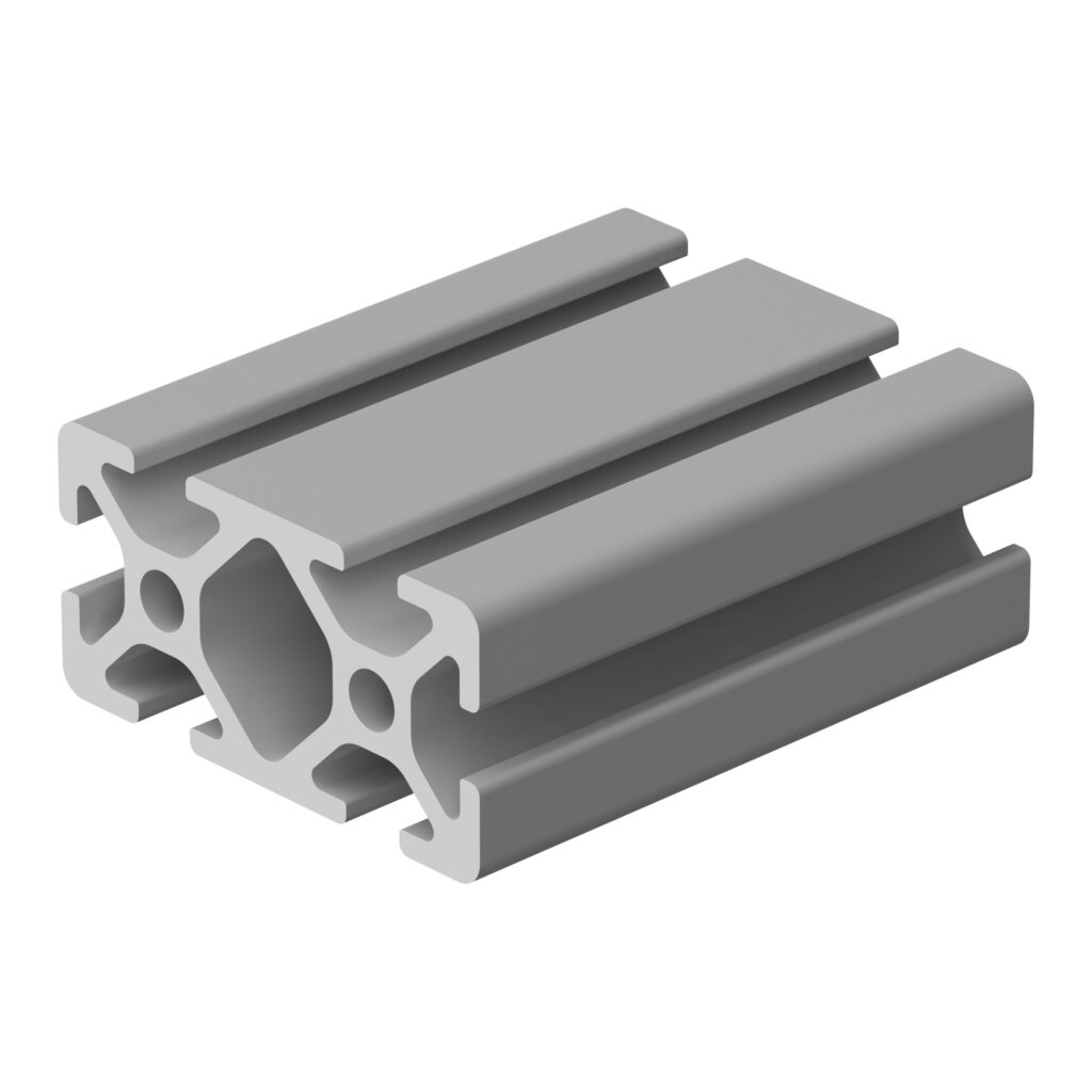 Aluminiumprofil 20x40 L I-Typ Nut 5 leicht silber Alu Profil Zuschnitt 2-3m