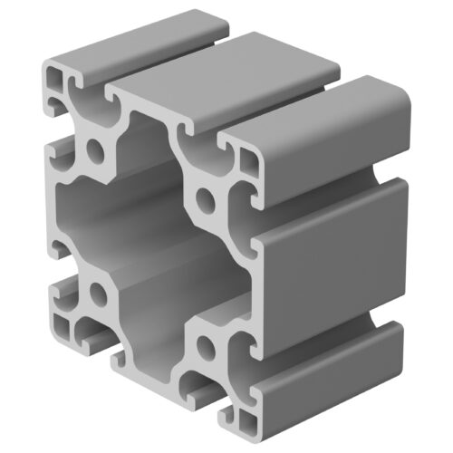 Nut 8 80x80 leicht Aluminium Profil