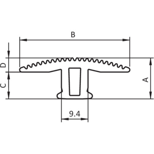 Abdeckprofil EPDM