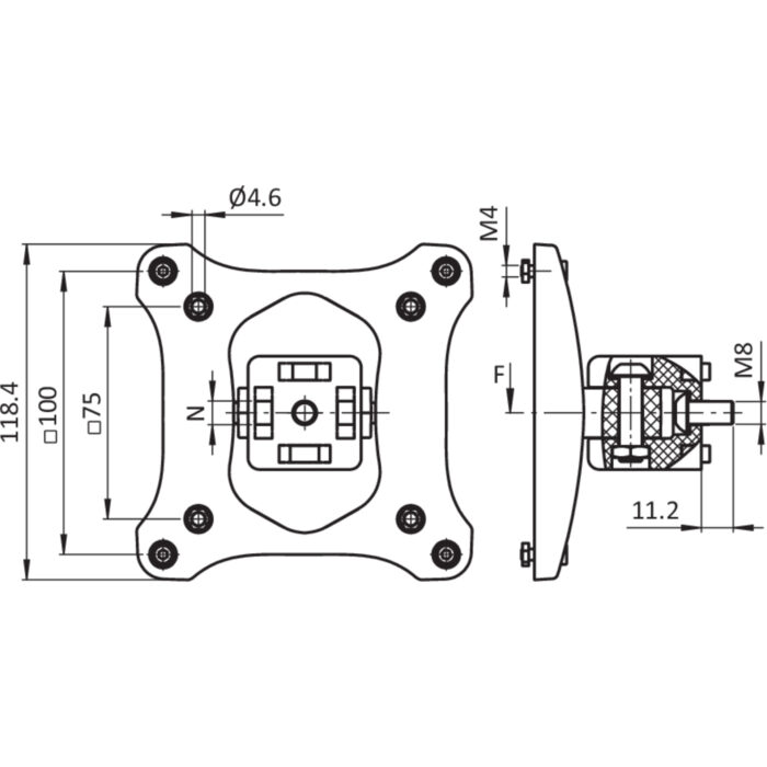 Monitorhalter