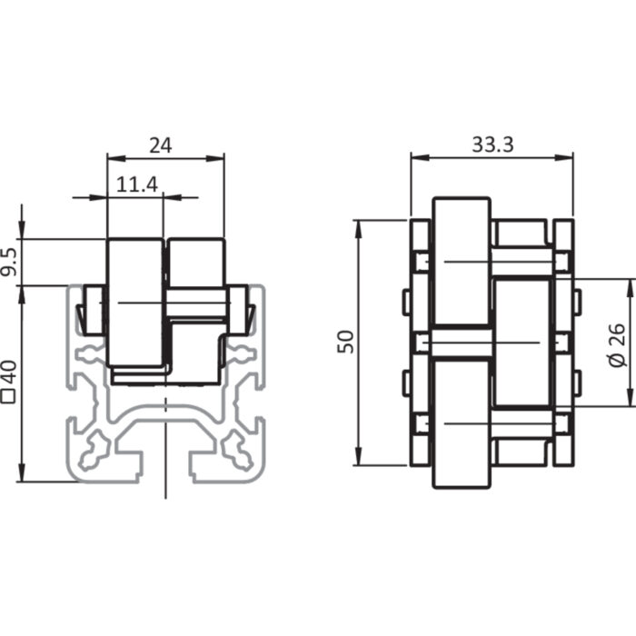 Rollenelement H26