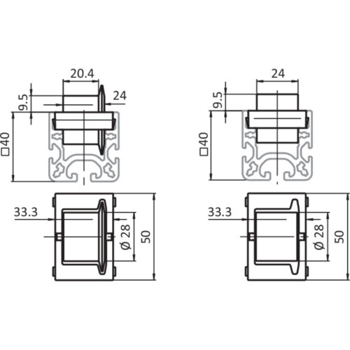 Rollenelement L50 R28