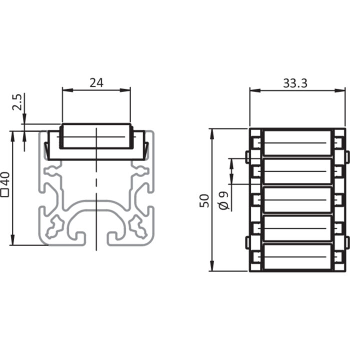 Rollenelement R9
