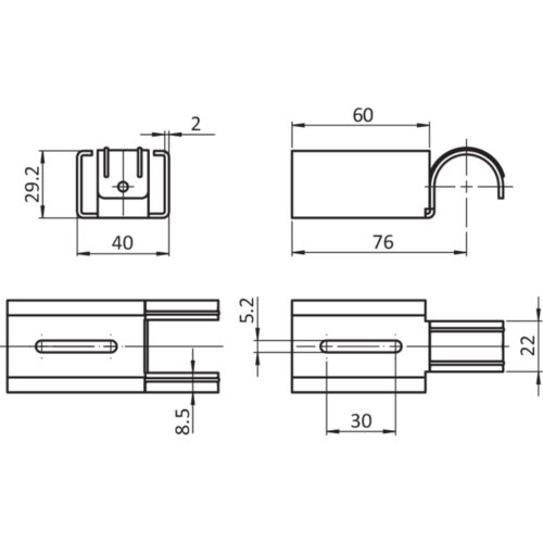 Variabler Halter XST D28