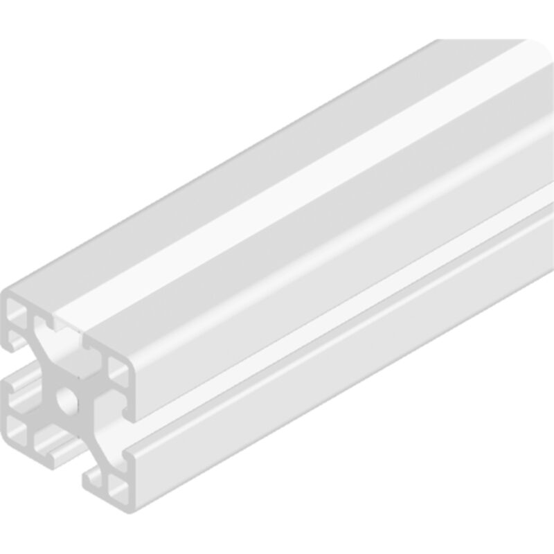 Abdeckprofil Nut 10 Typ B - Transparent, 1 Meter, Für Saubere Kantenabdeckung