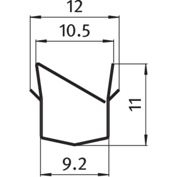 Klemmfederblech für Klemmprofil 18 x 32