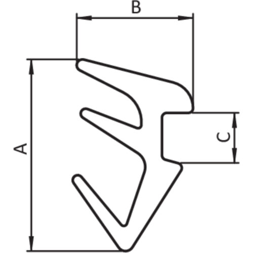 Scheibendichtung 3,0 / 4 - 5