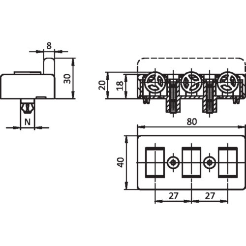 Rollenelement, schraubbar