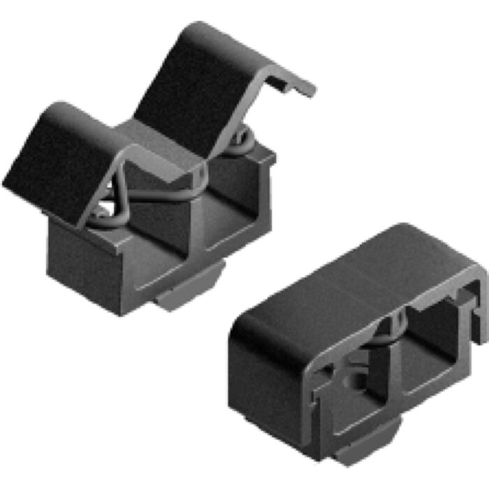 Clip-Kabelbinder - 2 Kammern - mit Hammer