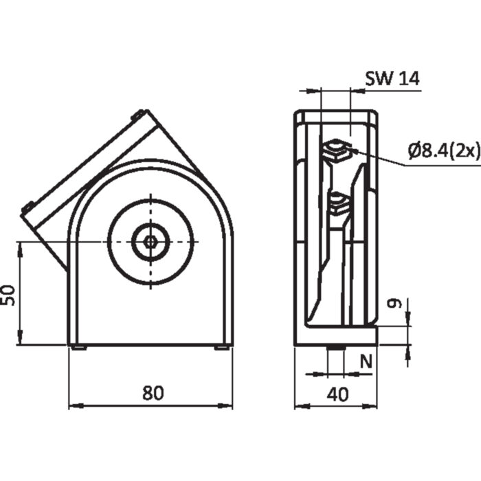 Gelenk 40 x 80