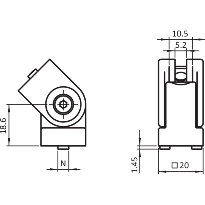Gelenk B 20