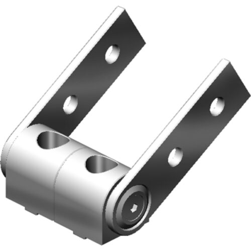 Gelenk 180°, 2 Nuten