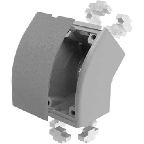 Winkelverbinder I 40, 45° (Set)