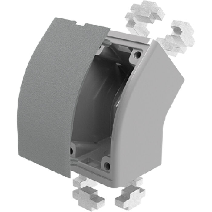 Winkelverbinder I 40, 45° (Set)