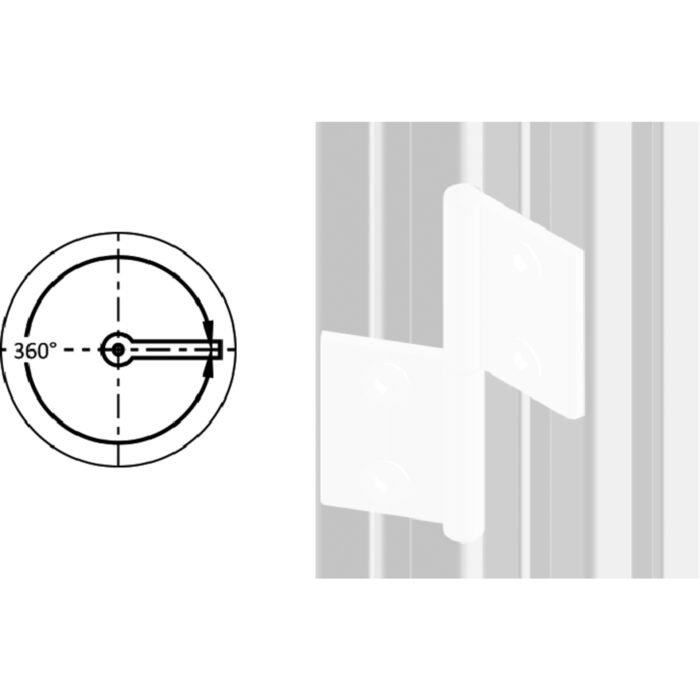 Außenliegendes Scharnier-Element