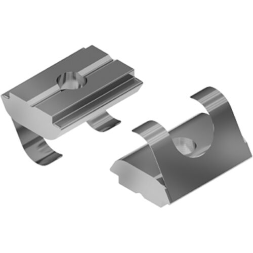 Nutenstein 14,0 x 5,2 mm, einschwenkbar mit Federblech