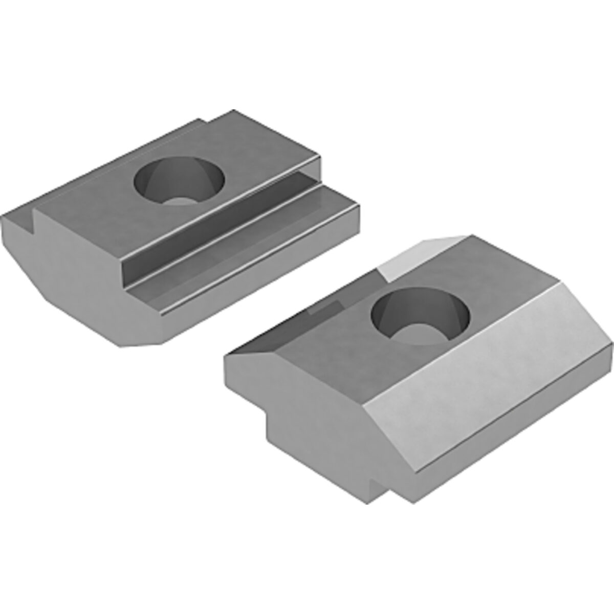 Passstein / Nutenstein 18x12 Mm - Lot De 2 Pièces, Perçage 6/10 Mm, Marque GG