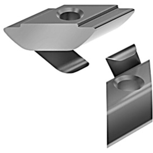 Rhombus-Nutenstein 12,5 x 6,0 mm mit Federblech