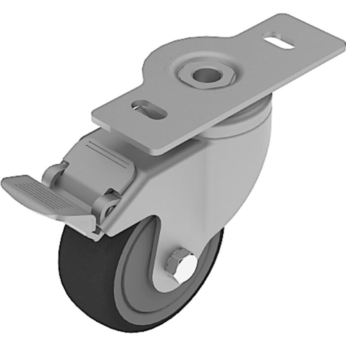 Lenkrolle mit integrierter Anschraubplatte 40 / 45