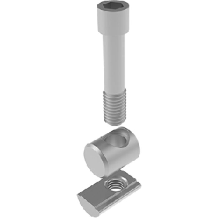 Bolzenverbinder I, Nut 8, einseitig