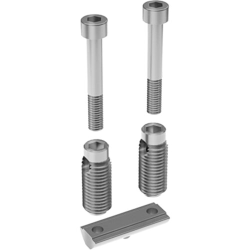 Automatik-Doppelverbinder I, Nut 8 (Set)