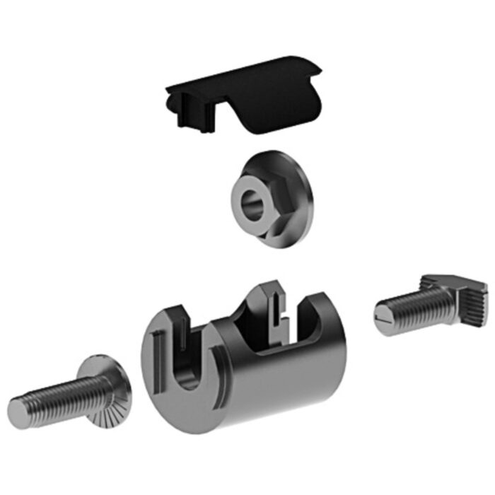 T-Verbinder D28 - Nut 10 (Set)