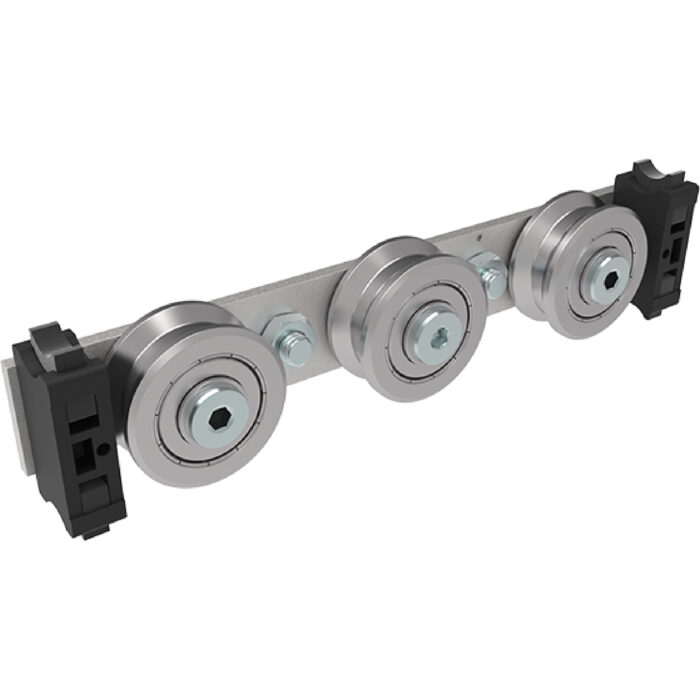 Lagersatz 3 Rollen Welle Ø 14 für C-Schlittenprofil I (Set)