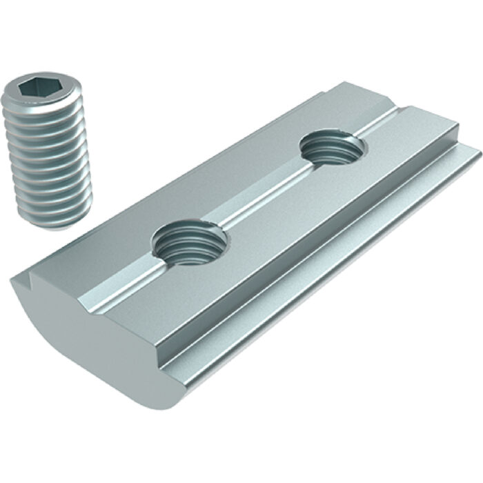 Doppelnutenstein 14,0 x 5,2 mm, einschwenkbar (Set)