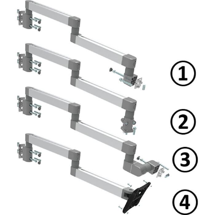 Doppel-Systemarm I40L 695 (Set)