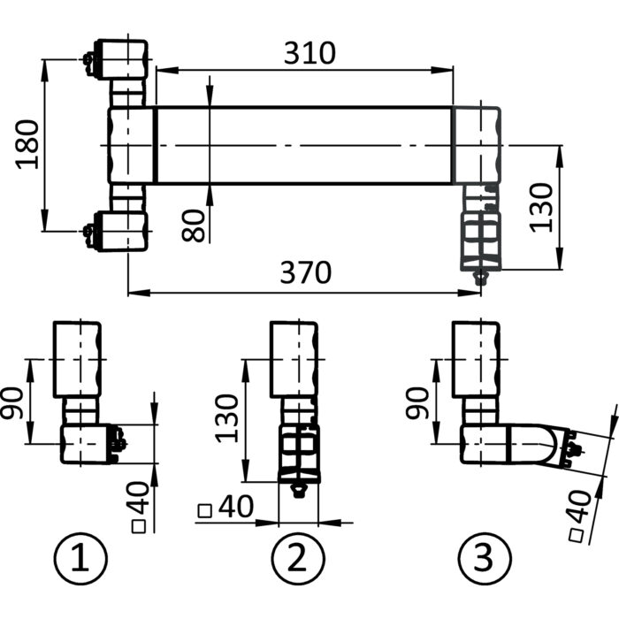 Systemarm I80H 370 (Set) – Bild 2