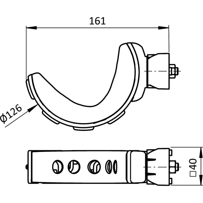 Werkzeugablage PARABOL FX für Profile 40 / 45, Nut 8 / 10 – Bild 2