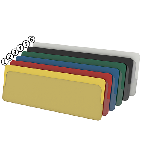 Oben offene magnetische Etikettenhülle 37