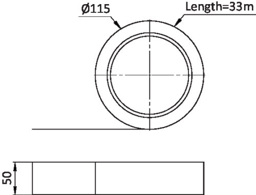 Temporäres Bodenmarkierungsband 50 tesa® 60760