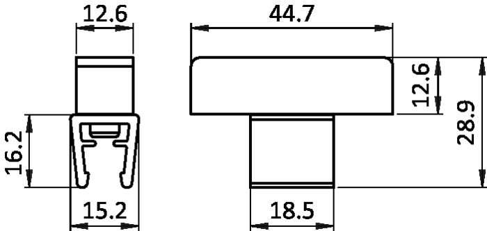 Magnethalter, drehbar