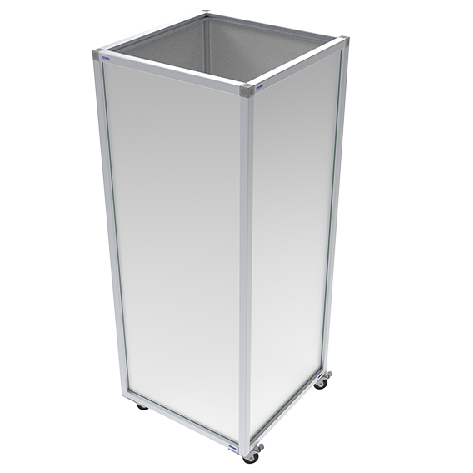 Mobiler Emaille Cube LEAN Visual Board
