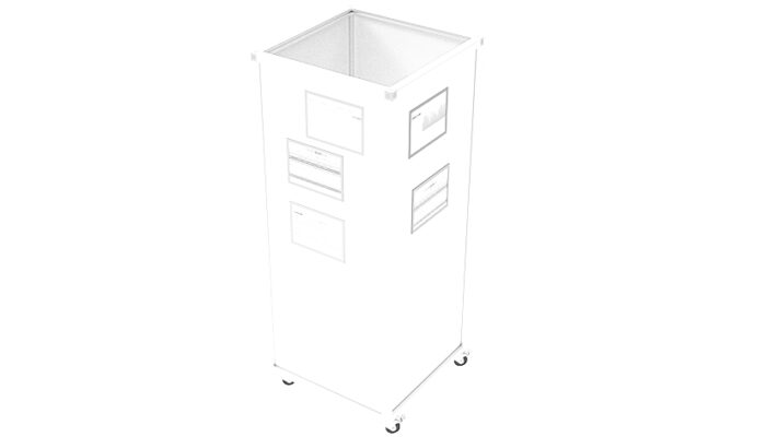 Mobiler Emaille Cube