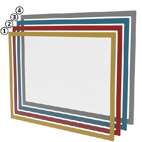 Magnetisches Dokumentenfenster DIN A3